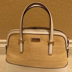 kate spade Cedar street straw Maise bag